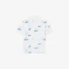 Mini-Poloshirt mit Piqué-Print Mini-Poloshirt mit Piqué-Print