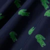 Mittellange Retroshorts mit Krokodil-Print