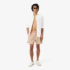 Mittellange Retroshorts mit Krokodil-Print Mittellange Retroshorts mit Krokodil-Print