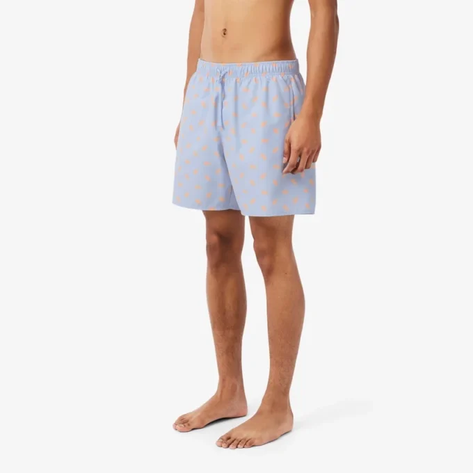 Mittellange Retroshorts mit Krokodil-Print Mittellange Retroshorts mit Krokodil-Print