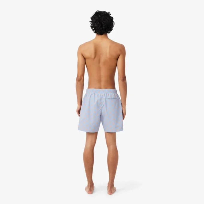 Mittellange Retroshorts mit Krokodil-Print Mittellange Retroshorts mit Krokodil-Print