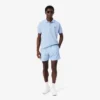Mittellange Retroshorts mit Monogramm-Print Mittellange Retroshorts mit Monogramm-Print