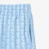 Mittellange Retroshorts mit Monogramm-Print Mittellange Retroshorts mit Monogramm-Print