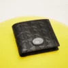 Mittlere Monogramm-Lederbrieftasche Mittlere Monogramm-Lederbrieftasche