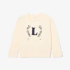 Neopren-Sweatshirt mit gesticktem Emblem