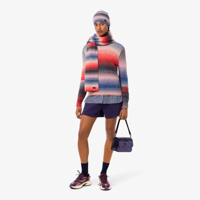 Ombra-Pullover mit Rundhalsausschnitt für Damen Ombra-Pullover mit Rundhalsausschnitt für Damen