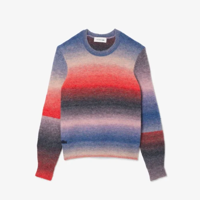 Ombra-Pullover mit Rundhalsausschnitt für Damen Ombra-Pullover mit Rundhalsausschnitt für Damen