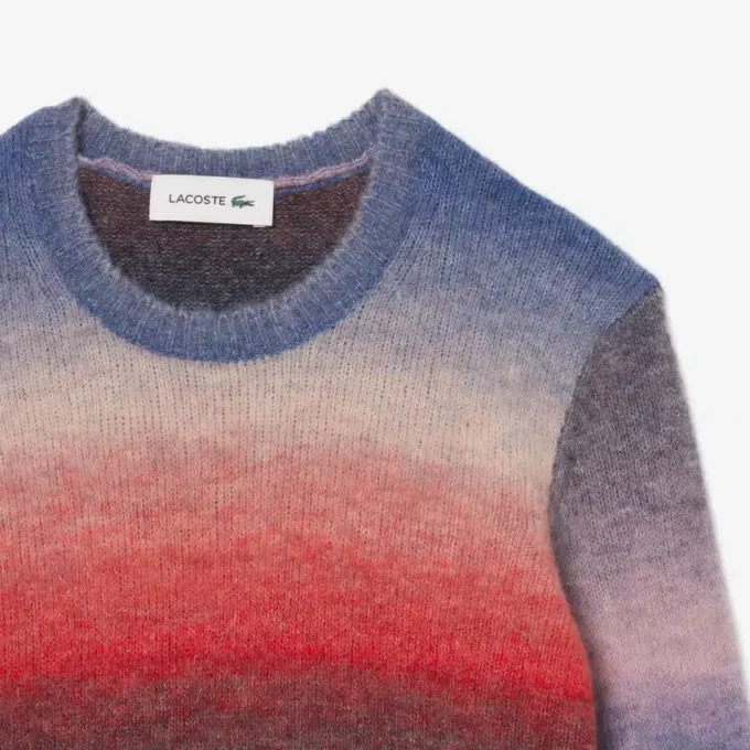 Ombra-Pullover mit Rundhalsausschnitt für Damen Ombra-Pullover mit Rundhalsausschnitt für Damen