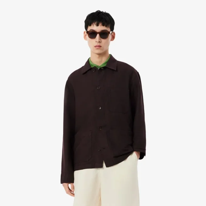 Overshirt aus Leinenmischung Overshirt aus Leinenmischung