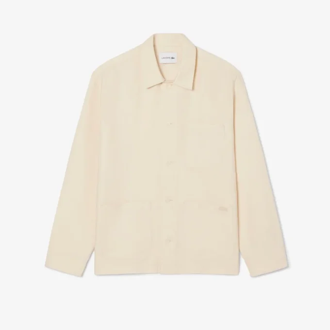 Overshirt aus Leinenmischung Overshirt aus Leinenmischung
