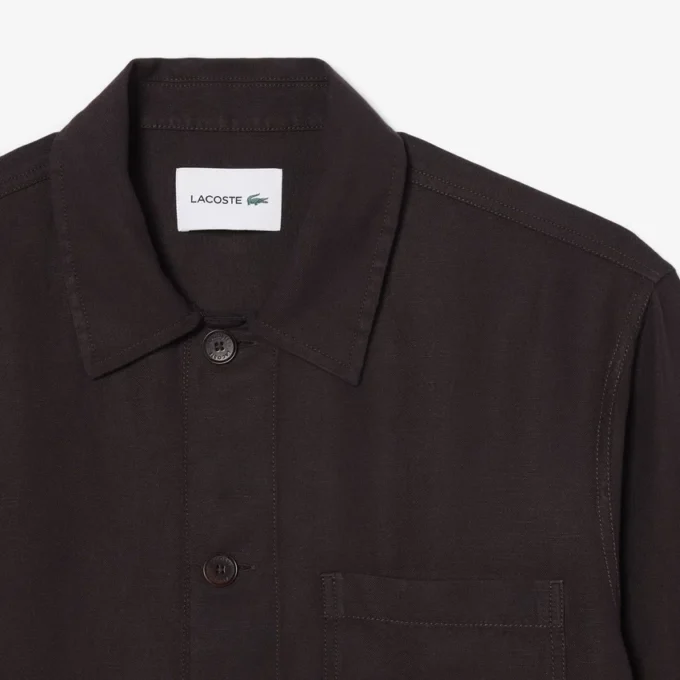 Overshirt aus Leinenmischung Overshirt aus Leinenmischung