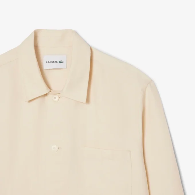 Overshirt aus Leinenmischung Overshirt aus Leinenmischung