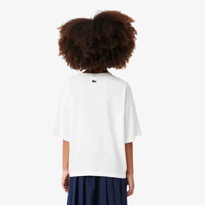 Oversized-Baumwoll-T-Shirt für Mädchen Oversized-Baumwoll-T-Shirt für Mädchen