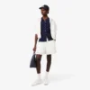 Oversized-Bermudashorts aus fließendem Leinen- und Polyester-Blend Oversized-Bermudashorts aus fließendem Leinen- und Polyester-Blend