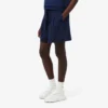 Oversized-Bermudashorts aus fließendem Leinen- und Polyester-Blend Oversized-Bermudashorts aus fließendem Leinen- und Polyester-Blend