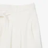 Oversized-Bermudashorts aus fließendem Leinen- und Polyester-Blend Oversized-Bermudashorts aus fließendem Leinen- und Polyester-Blend