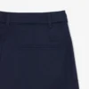Oversized-Bermudashorts aus fließendem Leinen- und Polyester-Blend Oversized-Bermudashorts aus fließendem Leinen- und Polyester-Blend