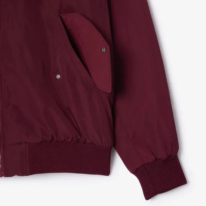 Oversized-Bomberjacke für Damen mit gerippten Bündchen Oversized-Bomberjacke für Damen mit gerippten Bündchen