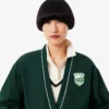 Oversized-Cardigan aus wattiertem Nylon für Damen Oversized-Cardigan aus wattiertem Nylon für Damen