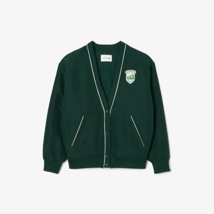 Oversized-Cardigan aus wattiertem Nylon für Damen Oversized-Cardigan aus wattiertem Nylon für Damen