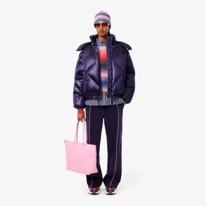 Oversized-Daunenjacke für Damen, wasserabweisend