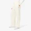 Oversized-Faltenhose aus Flanell für Damen Oversized-Faltenhose aus Flanell für Damen