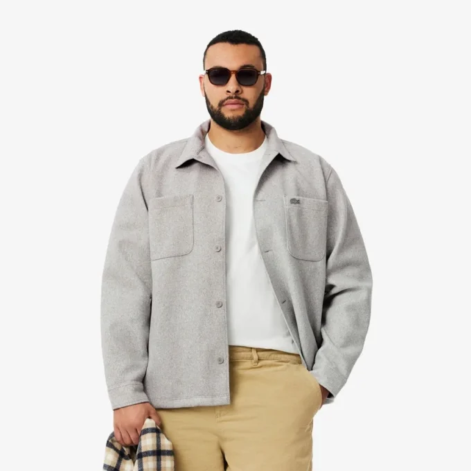 Oversized-Flanell-Overshirt für Herren Oversized-Flanell-Overshirt für Herren
