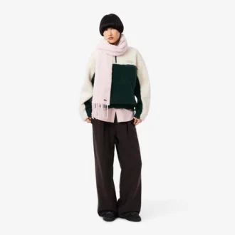 Oversized-Fleece-Sweatshirt mit hohem Kragen für Damen
