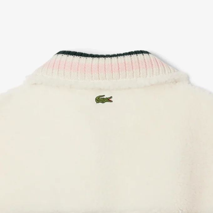 Oversized-Fleece-Sweatshirt mit hohem Kragen für Damen