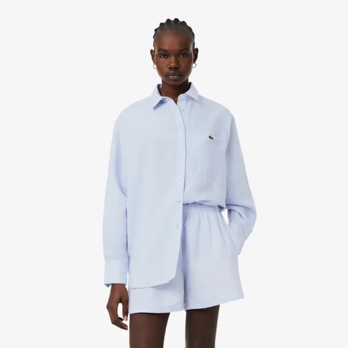 Oversized-Hemd aus Leinen-Blend Oversized-Hemd aus Leinen-Blend