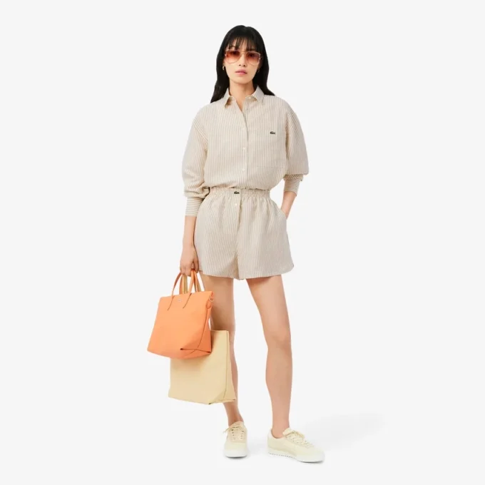 Oversized-Hemd aus Leinen-Blend Oversized-Hemd aus Leinen-Blend