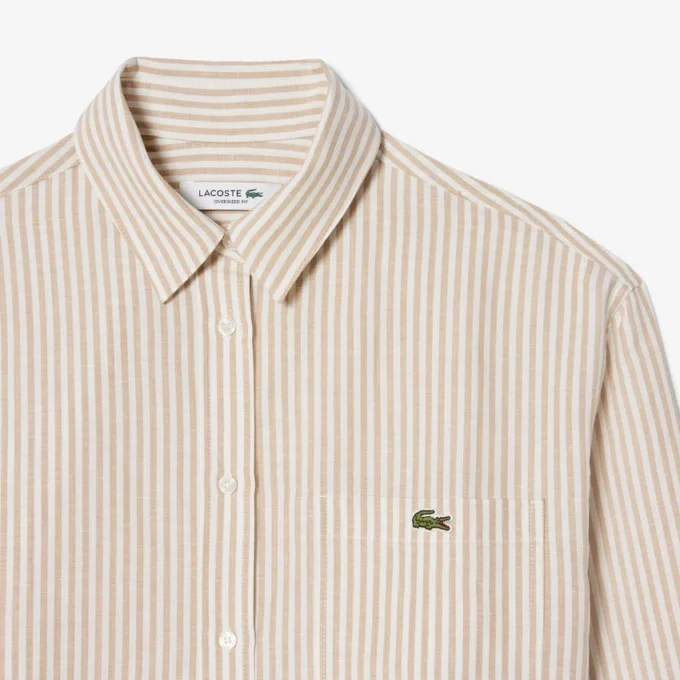 Oversized-Hemd aus Leinen-Blend Oversized-Hemd aus Leinen-Blend