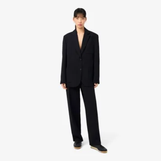 Oversized-Hose aus fließendem Piqué Oversized-Hose aus fließendem Piqué