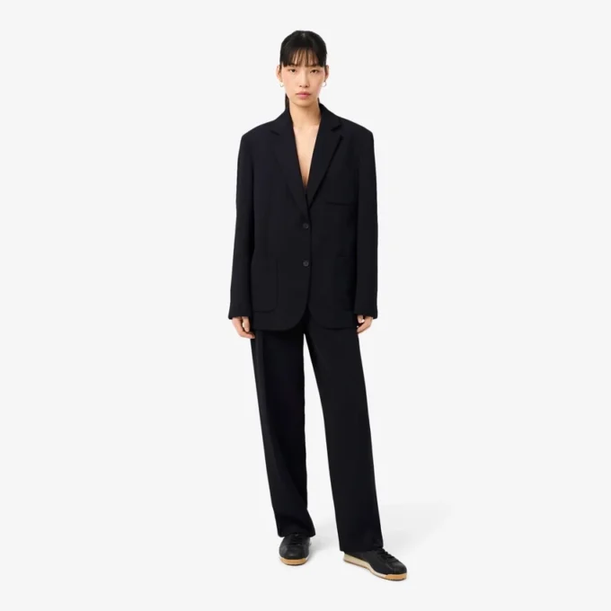 Oversized-Hose aus fließendem Piqué Oversized-Hose aus fließendem Piqué
