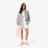 Oversized-Overshirt aus gesteppter Wolle für Damen Oversized-Overshirt aus gesteppter Wolle für Damen