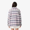 Oversized-Overshirt aus gesteppter Wolle für Damen Oversized-Overshirt aus gesteppter Wolle für Damen