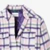 Oversized-Overshirt aus gesteppter Wolle für Damen Oversized-Overshirt aus gesteppter Wolle für Damen