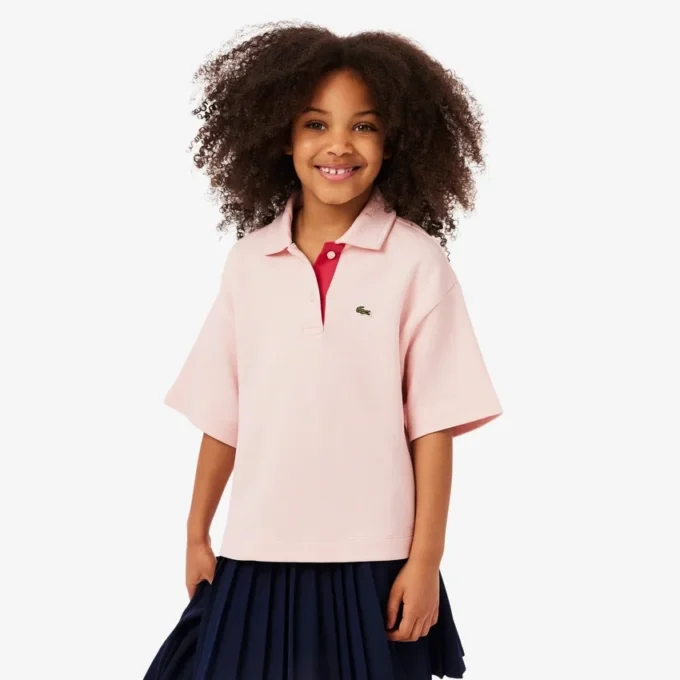Oversized-Poloshirt für Mädchen Oversized-Poloshirt für Mädchen