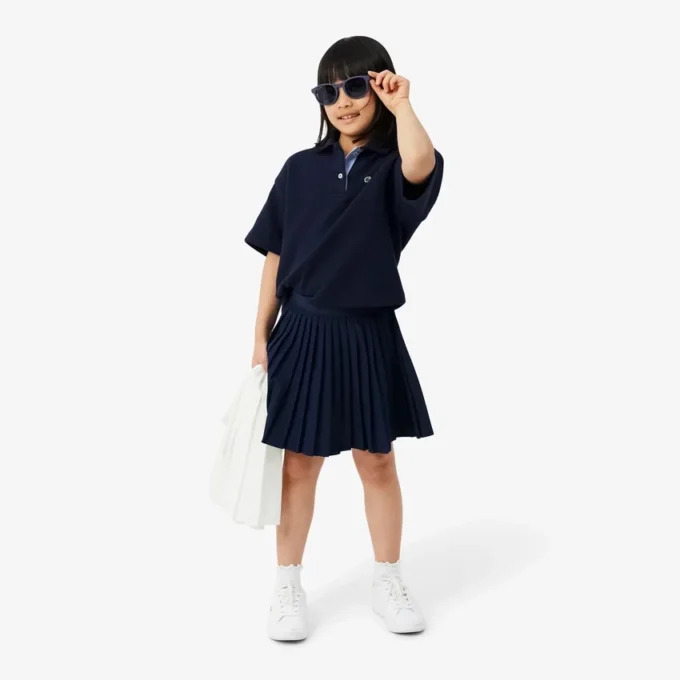 Oversized-Poloshirt für Mädchen Oversized-Poloshirt für Mädchen