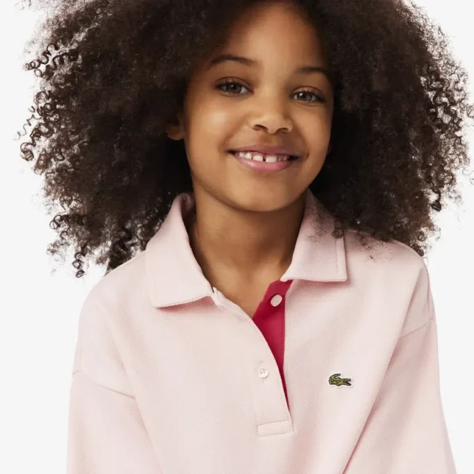 Oversized-Poloshirt für Mädchen Oversized-Poloshirt für Mädchen