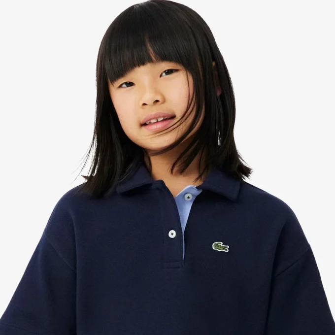 Oversized-Poloshirt für Mädchen Oversized-Poloshirt für Mädchen