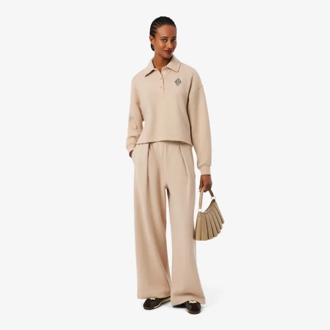 Oversized-Poloshirt mit Rippstrick Oversized-Poloshirt mit Rippstrick