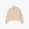 Oversized-Poloshirt mit Rippstrick Oversized-Poloshirt mit Rippstrick