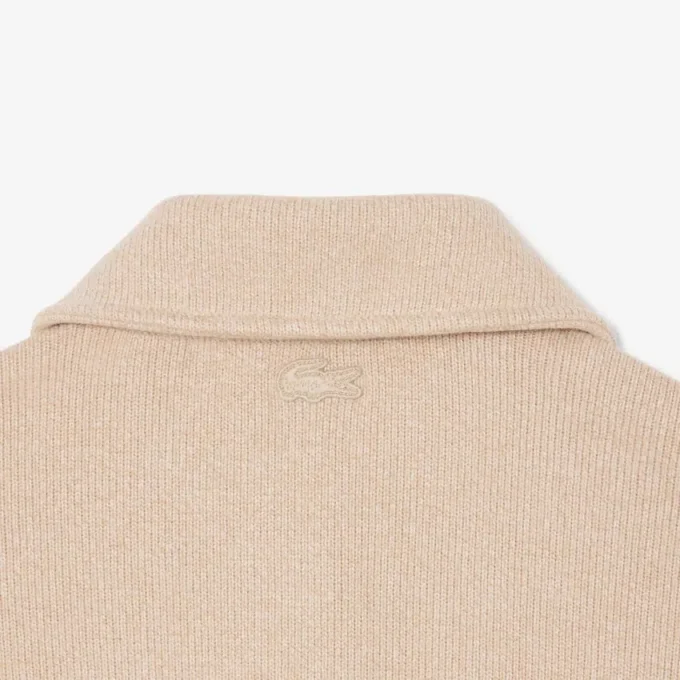 Oversized-Poloshirt mit Rippstrick Oversized-Poloshirt mit Rippstrick