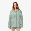 Oversized-Pyjama-Set aus gestreiftem Popeline Oversized-Pyjama-Set aus gestreiftem Popeline
