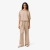 Oversized-Satin-Hose mit Gummizug Oversized-Satin-Hose mit Gummizug