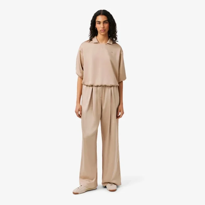 Oversized-Satin-Hose mit Gummizug Oversized-Satin-Hose mit Gummizug