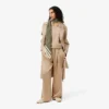 Oversized-Satin-Hose mit Gummizug Oversized-Satin-Hose mit Gummizug