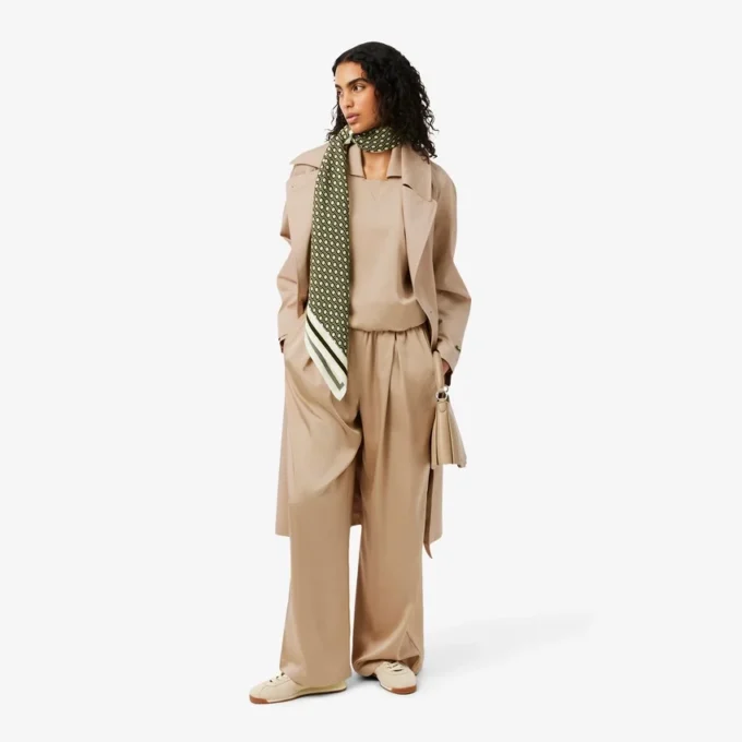 Oversized-Satin-Hose mit Gummizug Oversized-Satin-Hose mit Gummizug