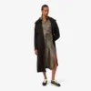 Oversized-Satinhemd mit Print Oversized-Satinhemd mit Print